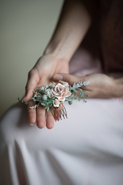 Romantic pastel blush wedding set