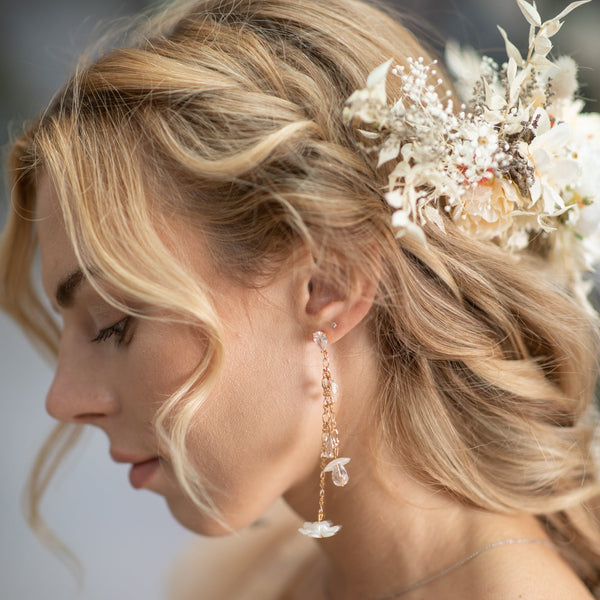 Glamour wedding earrings
