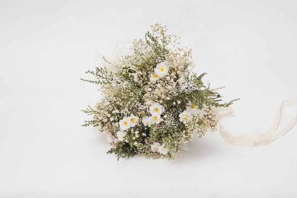 Natural bridal bouquet baby's breath Wedding bouquet 2021 Rustic bouquet Wedding accessories Magaela Handmade Barn wedding Dried flowers