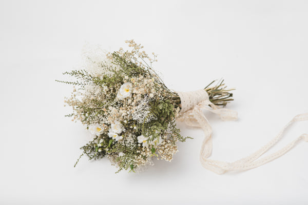 Natural bridal bouquet baby's breath Wedding bouquet 2021 Rustic bouquet Wedding accessories Magaela Handmade Barn wedding Dried flowers