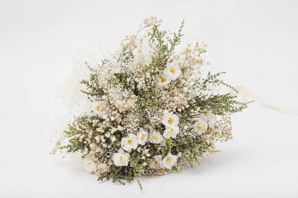 Natural bridal bouquet baby's breath Wedding bouquet 2021 Rustic bouquet Wedding accessories Magaela Handmade Barn wedding Dried flowers