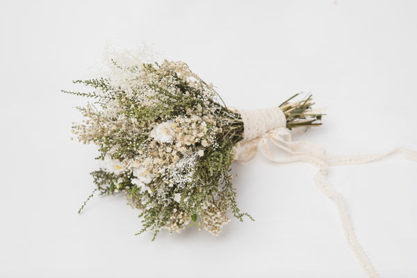 Natural bridal bouquet baby's breath Wedding bouquet 2021 Rustic bouquet Wedding accessories Magaela Handmade Barn wedding Dried flowers