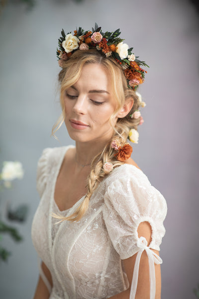 Set of flower hairpins