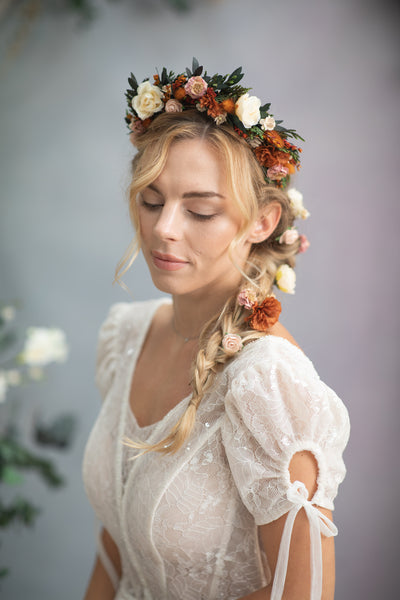 Set of flower hairpins