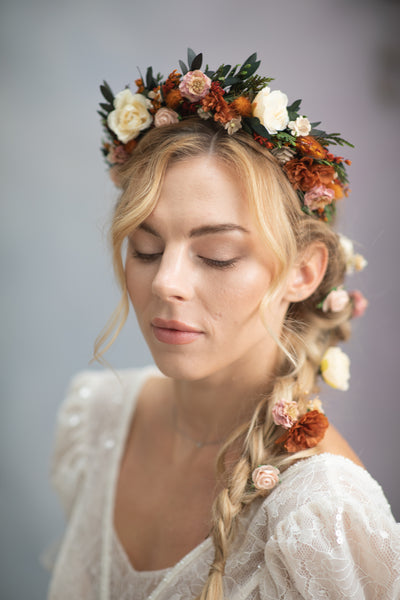 Set of flower hairpins