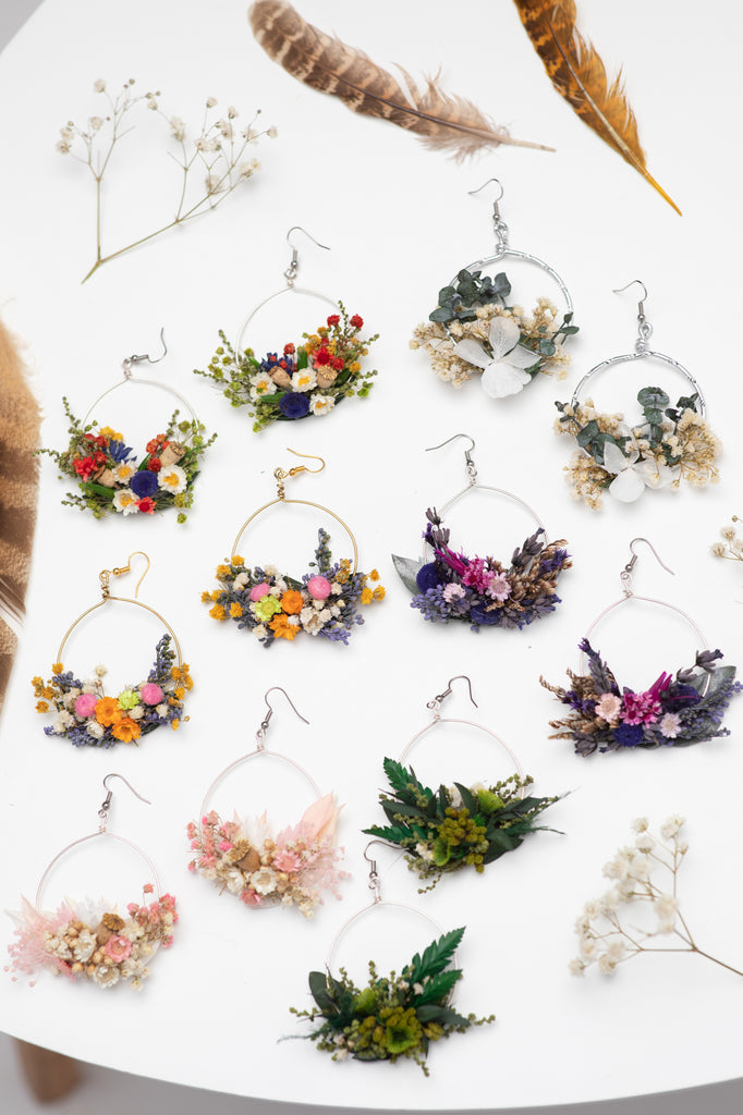 Flowers Dangle Earrings – Steeling Home