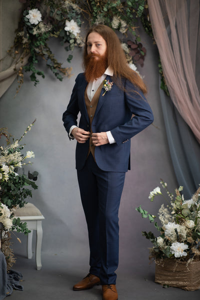 Small/Large meadow flower boutonniere