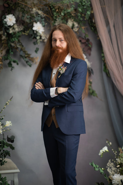 Small/Large meadow flower boutonniere